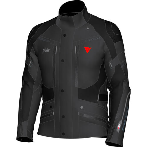 Motorcycle Textile Jackets Dainese Carve Master 2 D-Air GTX textile jacket Black