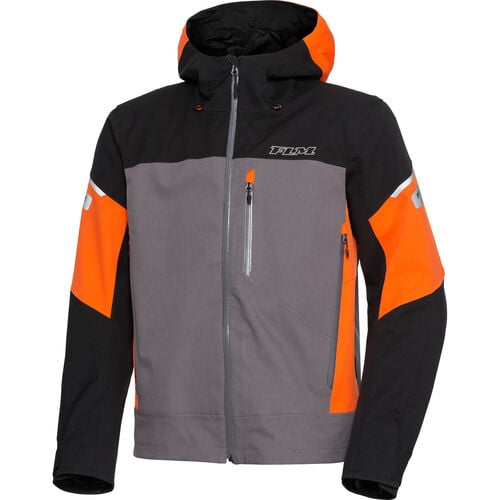 Textile Jacket with Protectors 1.0 black/grey/orange