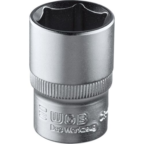 Screwdrivers & Bits WGB 12,5mm (1/2") hexagon socket wrench insert SW13  22x38mm Red