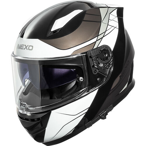 Full Face Helmets Nexo Full Face helmet Fiberglass Sport III Black
