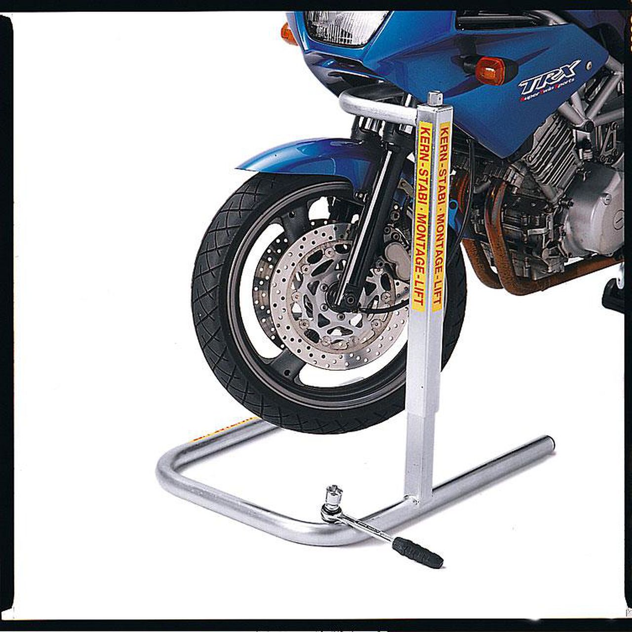 X4 front stand with threaded spindle and cone mount 2049