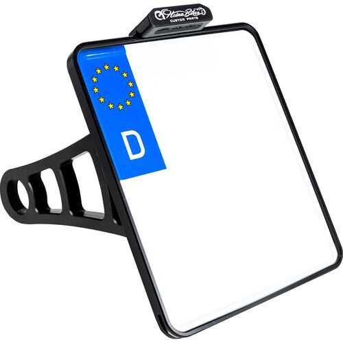 Motorcycle License Plate Frame HeinzBikes lateral license plate holder D 180mm