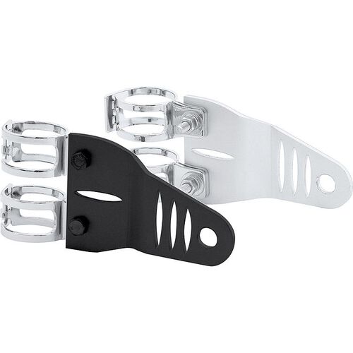 Motorcycle Headlights & Lamp Holders Paaschburg & Wunderlich Lamp bracket universal aluminium black for 55-58 mm fork