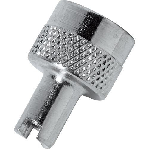 key valve cap DIN 7757 with valve extractor