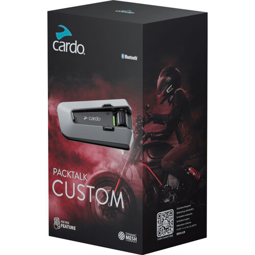 Motorrad Kommunikationsgeräte Cardo Packtalk Custom Single Neutral