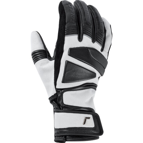 Motorcycle Gloves Scooter Reusch Stormrider Leather/Textile glove long Grey