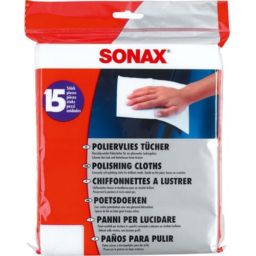 non-woven polishing cloths for leather+paint