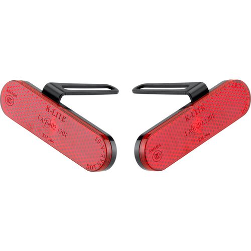 Motorcycle Rear Lights & Reflectors Rizoma reflector pair laterally (from Euro 4) red EE400H Neutral