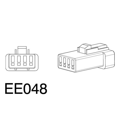 Elektrik sonstiges Rizoma Adapterkabel für Spiegelblinker an OEM-Stecker EE048H für MV Blau