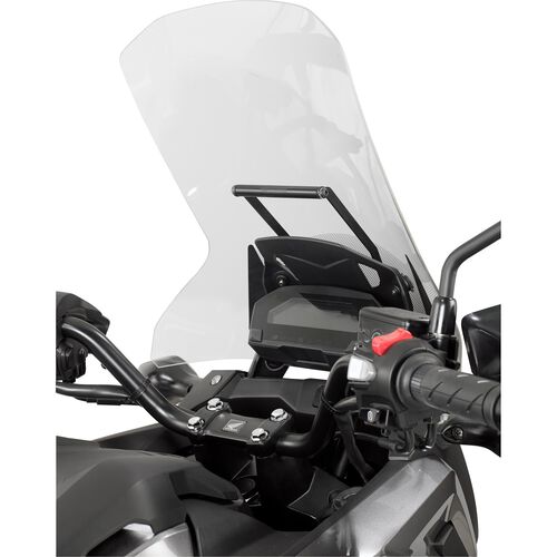Motorrad Navi Stromversorgung Givi Navi-Haltestrebe am Windschild FB7414 für Ducati DesertX Schwarz