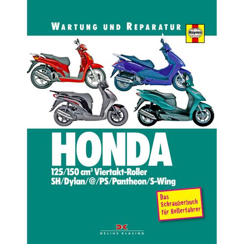 Instructions de réparation pour moto Klasing-Verlag Manuel de réparation Honda 125/150 scooters 4 temps Neutre