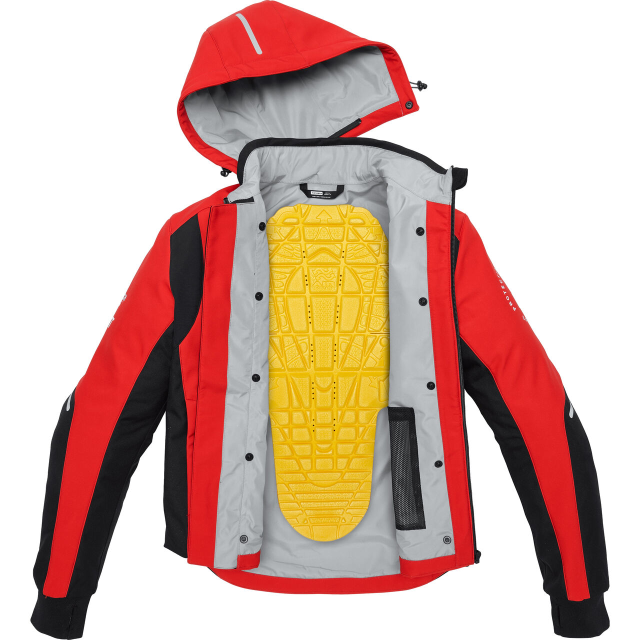 Hoodie Armor H2Out Textile Jacket red S