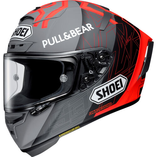 Shoei X-Spirit III Full Face Helmet Marquez 93 Black Concept 2.0 TC-1