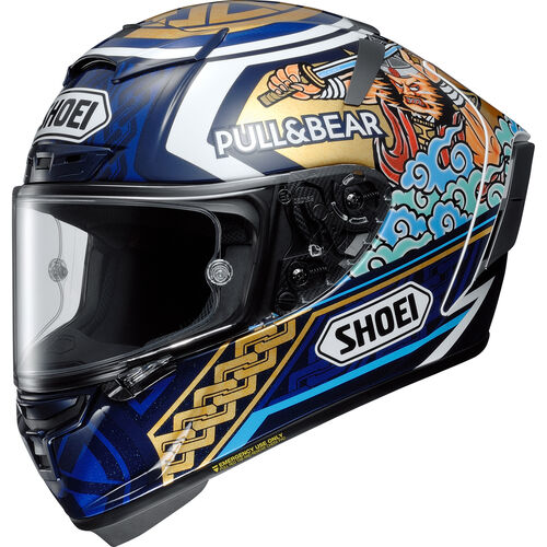 Full Face Helmets Shoei X-Spirit III Marquez Motegi 3 TC-2 XS Blue