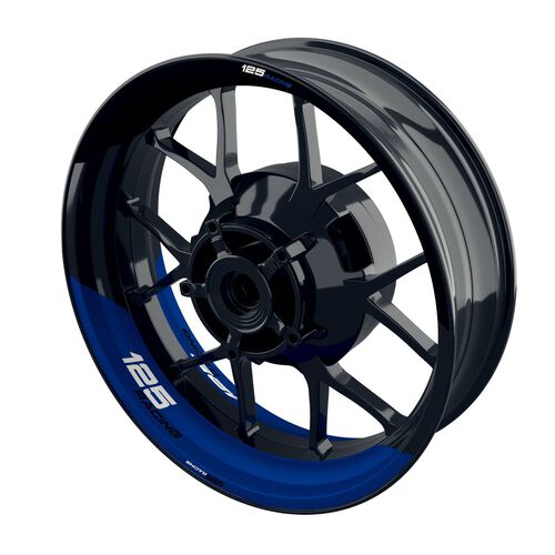 One-Wheel Wheel rim stickers 125 Racing split half-half