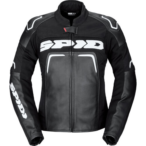 Motorcycle Leather Jackets SPIDI EvoVent Ladies leather/textile jacket White