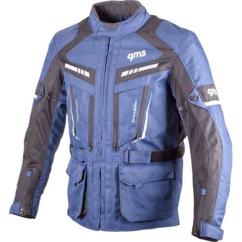 Motorcycle Textile Jackets GMS Track Light textile jacket Blue