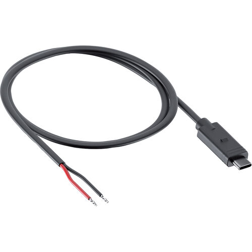 Motorcycle Navigation Power Supply SP Connect Cable for Wireless Charging SPC+ to the on-board power 12 Vo Orange