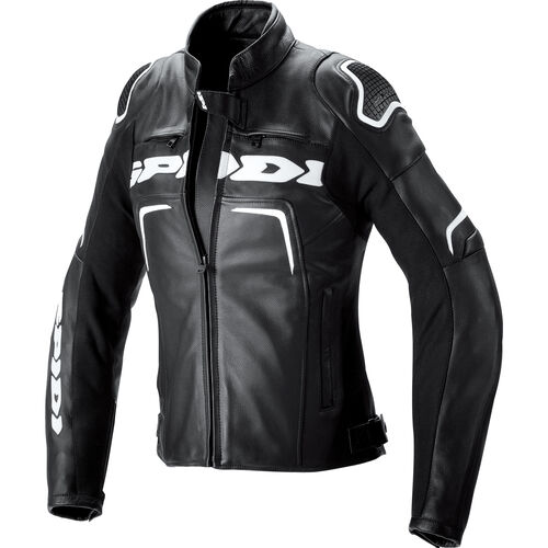 Motorcycle Leather Jackets SPIDI Evorider 2 Ladies jacket White