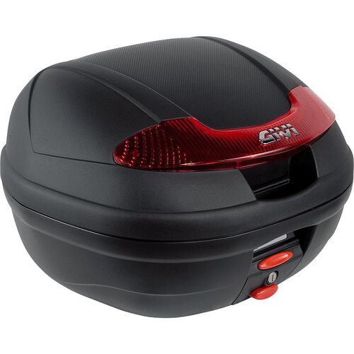 Topcase Givi Monolock® Topcase Vision E340N noir/rouge 34 litres
