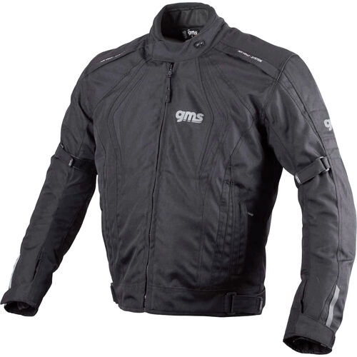 Motorcycle Textile Jackets GMS Pace Sportblouson Black