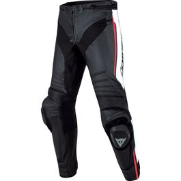 Misano Leather Pants black/white/red