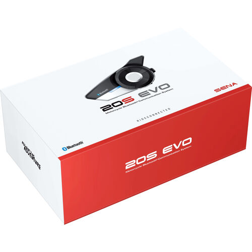Sena 20S-EVO HD Bluetooth Headset Single Pack
