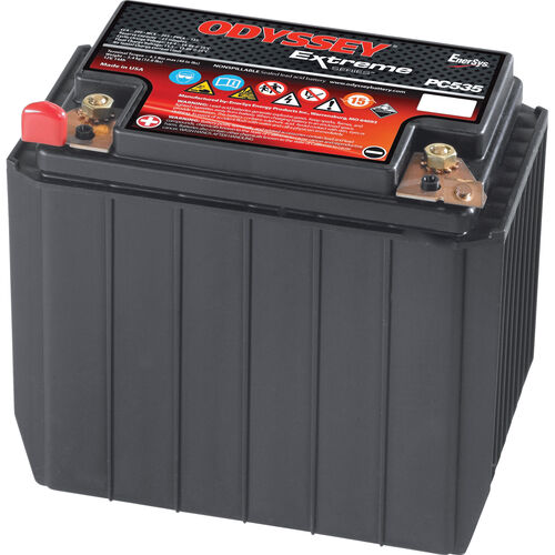 Batteries de moto Odyssey batterie Exreme plomb pur ODS-AGM16B/PC535 12V, 14Ah (YB16-B Neutre