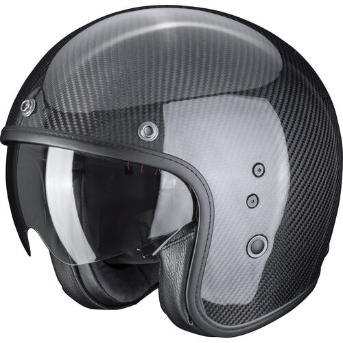 Open Face Helmets Scorpion EXO Belfast Evo Carbon Black
