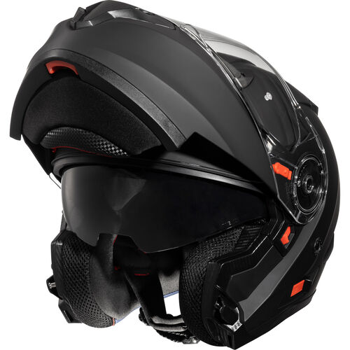Casques à rabat Nexo Flip-up helmet Basic III flat black Noir