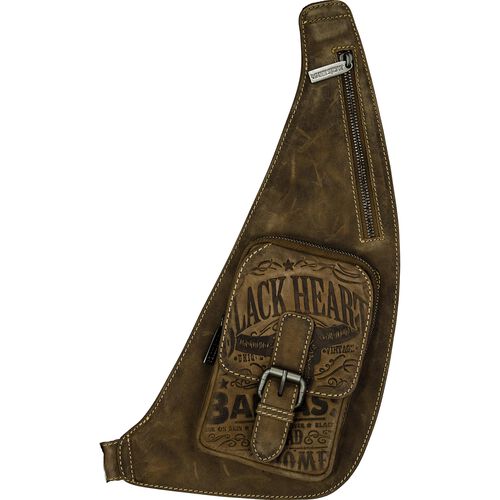 Bagages de loisirs Jack's Inn 54 body bag en cuir "Black Vengeance" brun antique