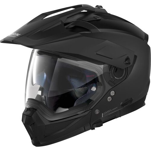 Nolan N70-2 X n-com Motocross Helmet Classic Flat Black #10