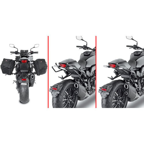 Side Carriers & Bag Holders Givi Saddlebag spacer REMOVE-X removable Red