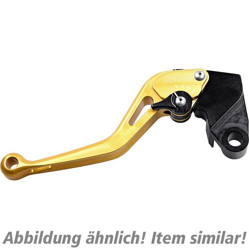 Motorcycle Clutch Levers ABM clutch lever adjustable Synto KH16 short gold/black