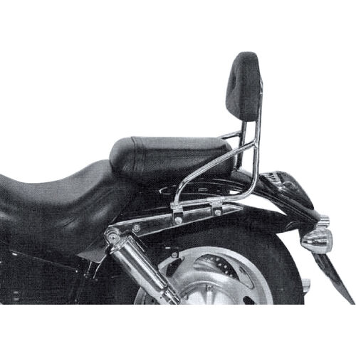 Sièges & housses de siège pour moto Hepco & Becker Sissy bar  chrome pour Honda VTX 1800 Neutre