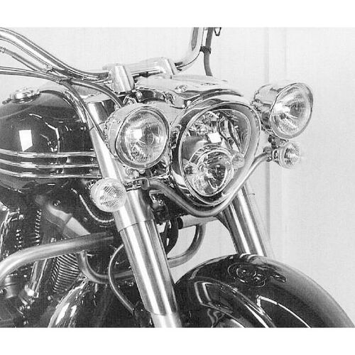 Motorcycle Headlights & Lamp Holders Hepco & Becker Twinlight-Set for Yamaha XV 1900 Midnight Star Neutral