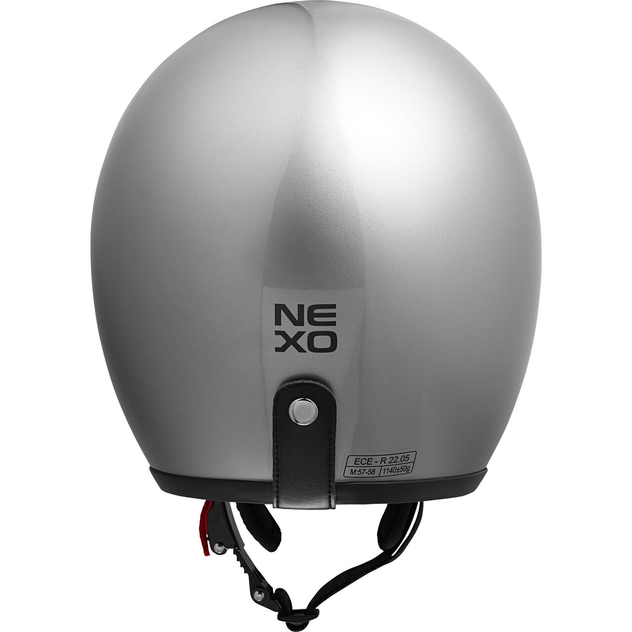 Nexo Jet helmet Basic II silver Open-Face-Helmet