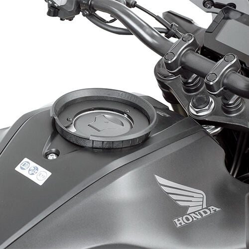 Motorrad Tankrucksack mit Quicklock Givi Tanklock Adapter BF41 für Honda CB 125/300 R Schwarz