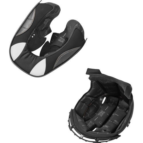 Helmet Pads LS2 Cheek Pads and interior lining Set FF399 Valiant Neutral