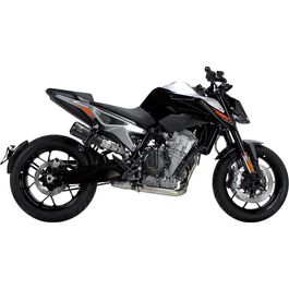 Motorrad Auspuffanlagen & Endschalldämpfer IXRACE MK2 Auspuff schwarz für KTM 790/890 Duke Grau