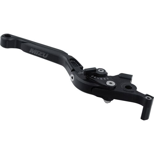 Motorcycle Brake Levers Mizu brake lever adjustable/folding GP Alu YR02 black Neutral