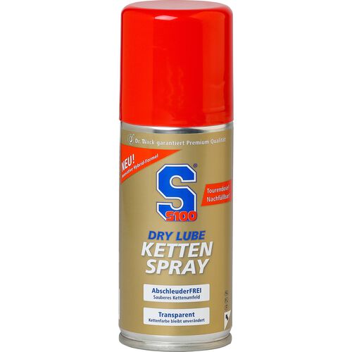 Sprays pour chaîne & systèmes de lubrification S100 Dry Lube Lubrifiant pour chaine 100 ml Neutre