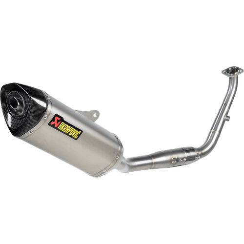 Motorcycle Exhausts & Rear Silencer Akrapovic complete exhaust system 1-1 titan for MT/YZF R 125 2021- Blue