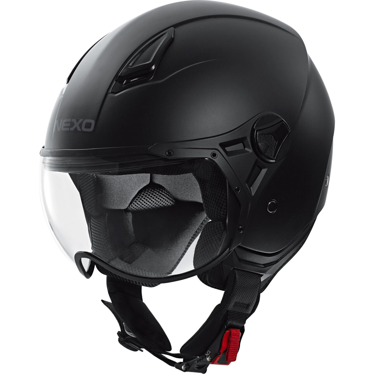 Demi Jet Helmet City II flat black XS