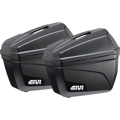 Sidecases Givi Monokey® site case set E22N  44 liters flat black unpainted Neutral