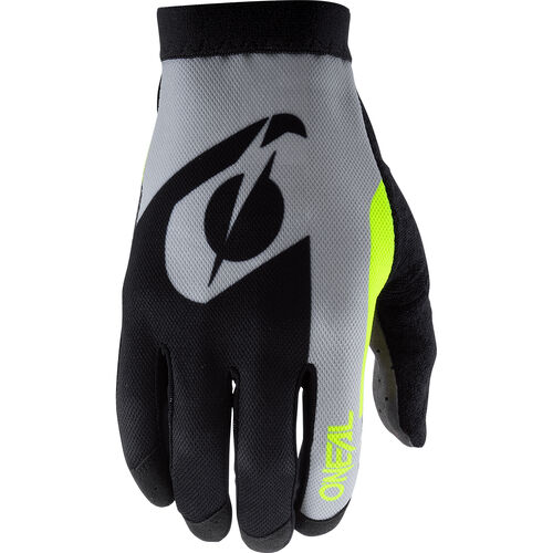 Motorcycle Gloves Cross O'Neal AMX Altitude Cross Short glove Yellow