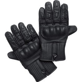 Motorcycle Gloves Chopper & Cruiser Replay Demon Leather Glove short Black