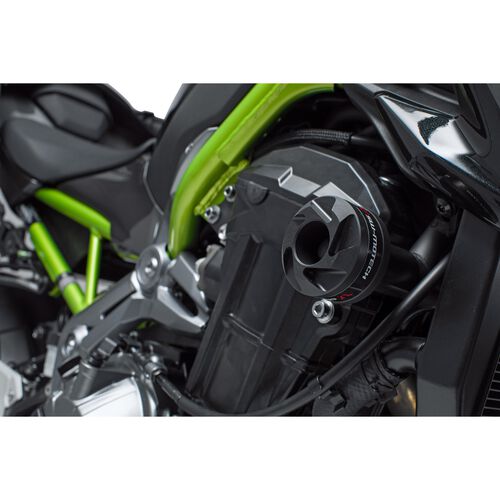Motorcycle Crash Pads & Bars SW-MOTECH frame sliders for Kawasaki Z 900 /RS 2017- Grey