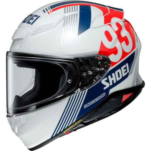 Full Face Helmets Shoei NXR2 MM93 Retro TC-10 S White