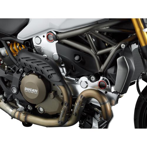Caches & couvercles pour moto Rizoma Cache-courroie gisant ZDM120 Ducati M en argent Neutre